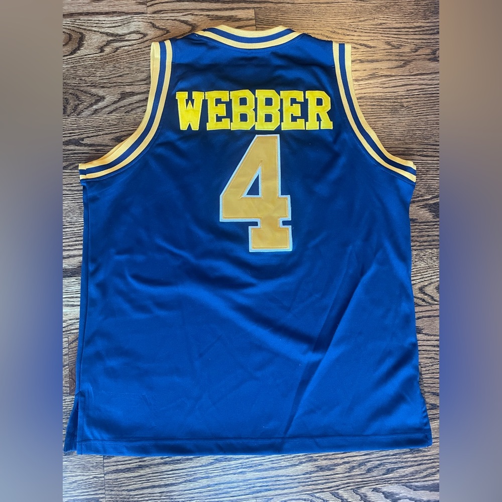 University Of Michigan Chris Webber Basketball Jersey View 2